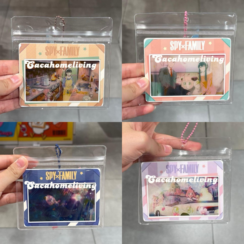 Ohsome x Spy x Family - Raster Card / Photo Card Keychain Spy x Family Anya Forger Collection (Yello
