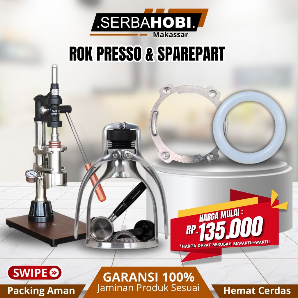 Rok Presso Smartshot / Rok Presso GC / Manual Espresso Maker / Pembuat Espresso Manual