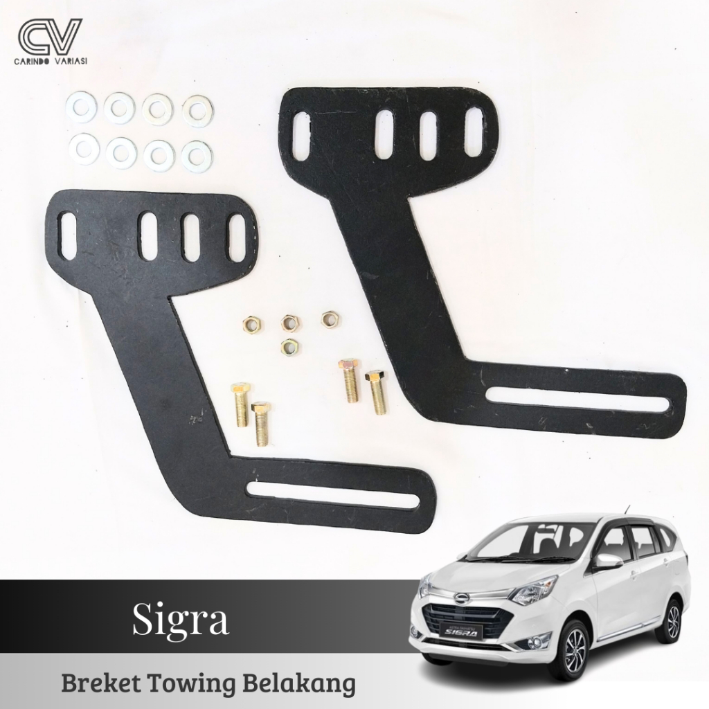 Breket Dudukan Plus Baut Towing Belakang Mobil Sigra