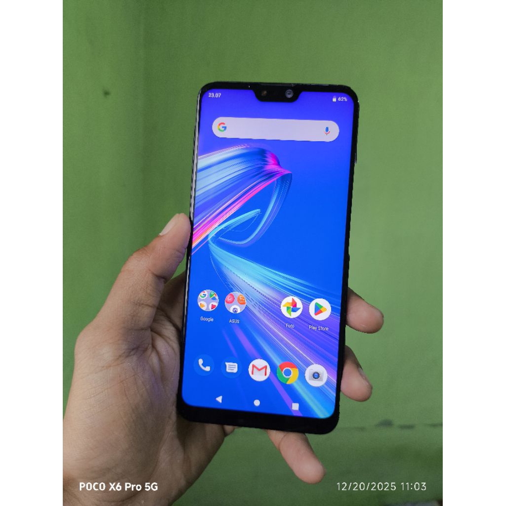 LCD ori copotan Asus Zenfone Max Pro M2 minus