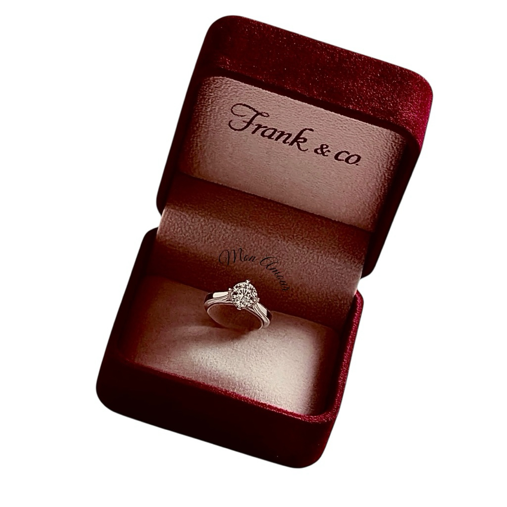 JEWELRY BOX ORIGINAL GIFT FRANK & co / size L / RING BOX / SESERAHAN