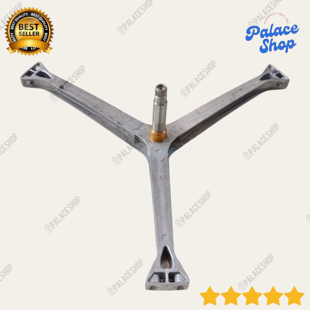 Spider Segitiga Baling Baling Krospis Mesin Cuci Beko WCV7612XS0 WCV7512BS