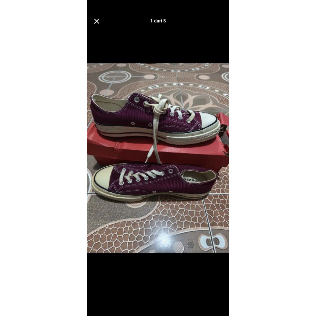 converse ct70s maroon low (new resmi pt map) 44