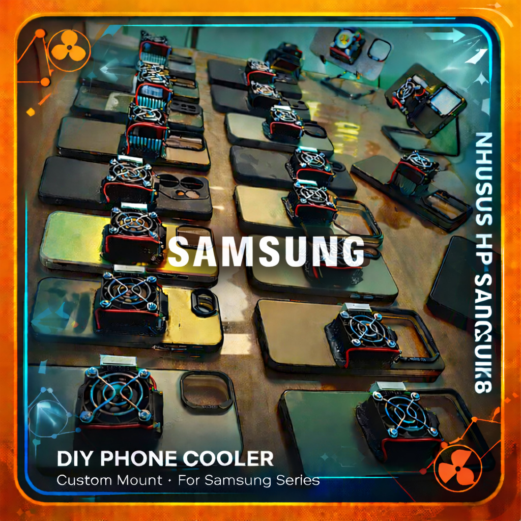 Cooler Radiator Pendingin HP Fan Cooler Case Peltier DIY Rakitan Samsung