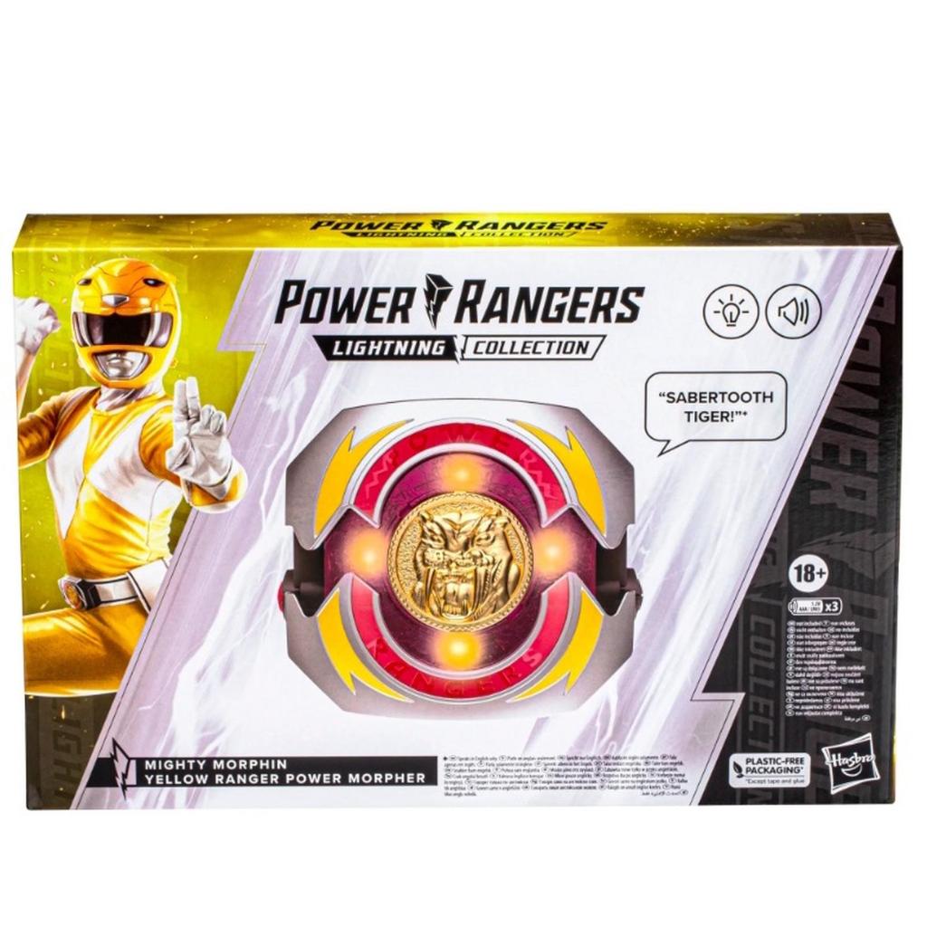 Hasbro Power Lightning Collection Mighty Morphin Yellow Morpher Ranger