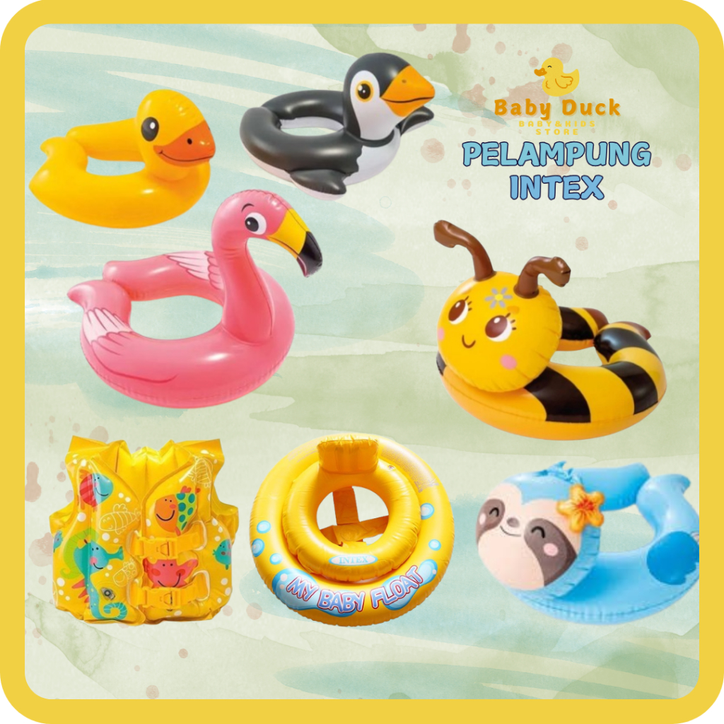 Pelampung Anak INTEX Ban Renang Anak Pelampung Bayi Pelampung Bebek Pelampung Renang INTEX Pelampung