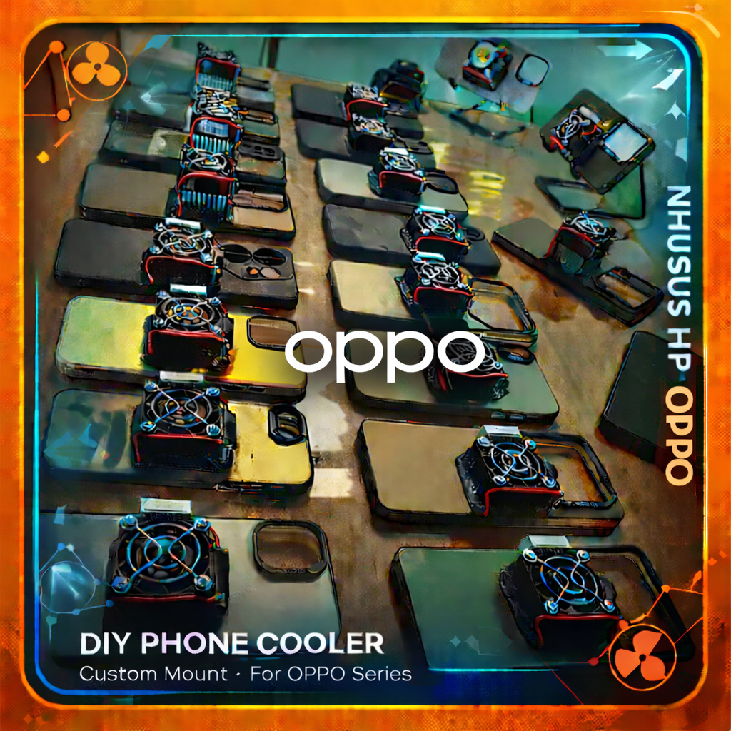 Cooler Radiator Pendingin HP Fan Cooler Case Peltier DIY Rakitan Oppo