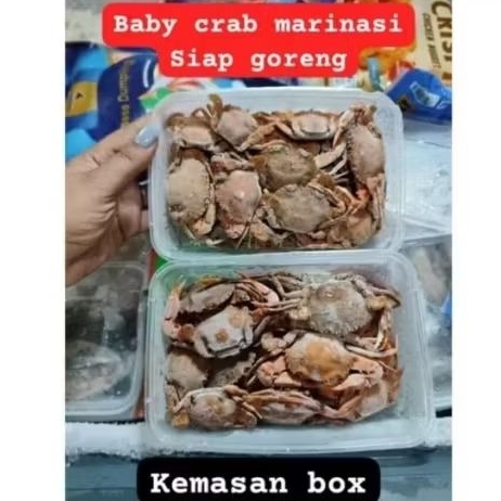 Baby Crab Marinasi siap goreng box