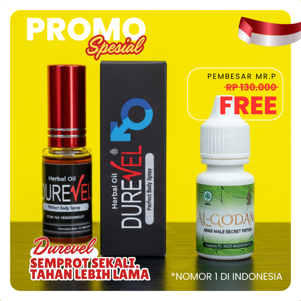 PAKET 2 PCS - durevel spray - durevel spray original - durevel spray asli original Durevel Spray Her