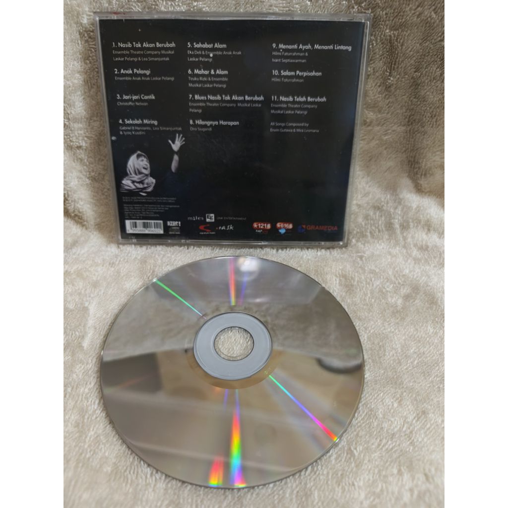 LASKAR PELANGI AMBUL MUSICAL KASET CD