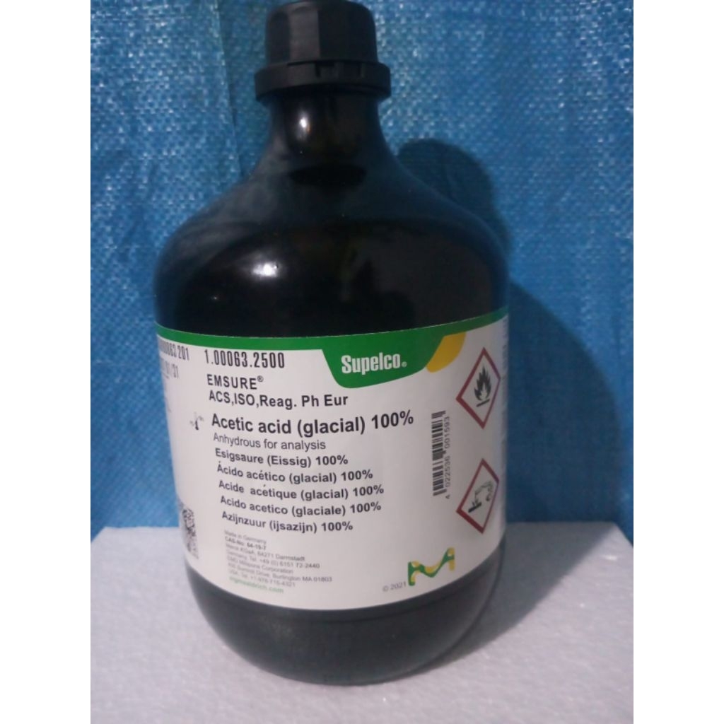 Acetic Acid Glacial 100% 2,5liter (1.00063.2500)