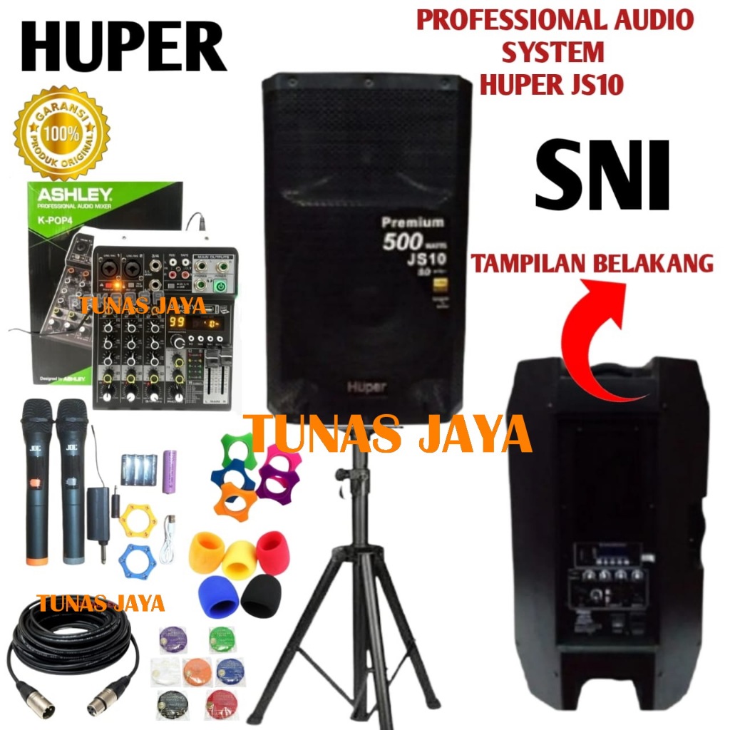 Speaker Aktif Huper Js10 / JS 10 Original Speaker Aktif Huper 15inch JS10