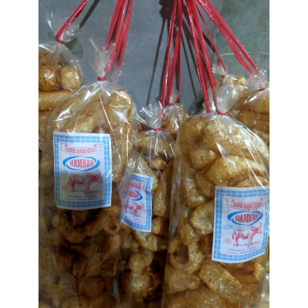 KRUPUK RAMBAK KULIT KERBAU