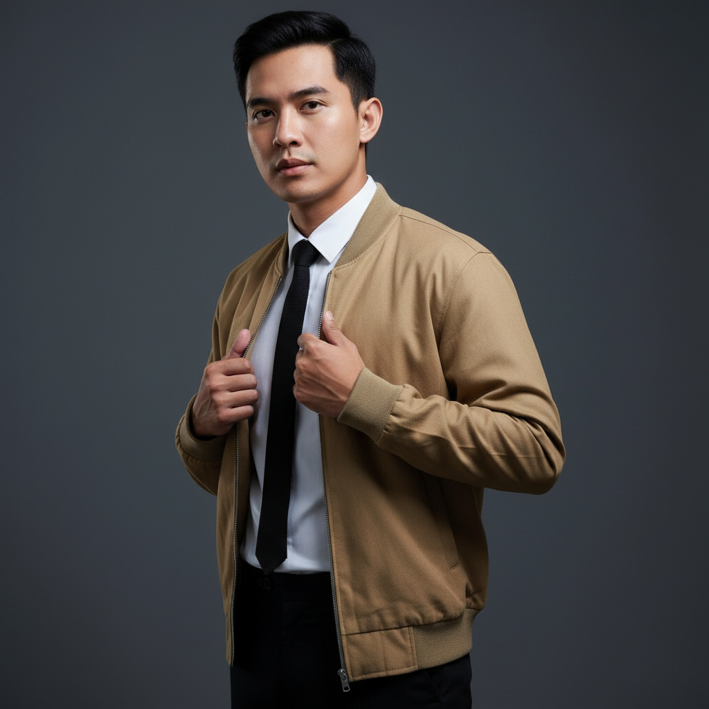 TERBARU JAKET BOMBER PRIA JACKET BOMBER CANVAS TEBAL BOMBER PRIA MAN