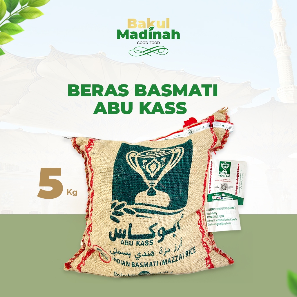 Bakul Madinah - Beras Basmati Abu Kas 5 liter