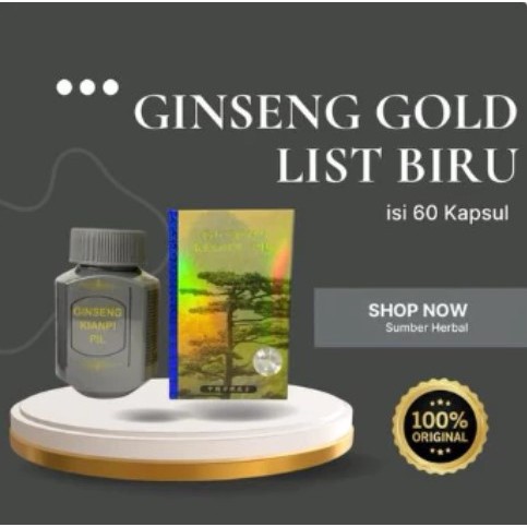 KIANPI PIL STORE ~ [ PROMO ] GINGSENG PIL/ GEMUK BADAN  60 KAPSUL