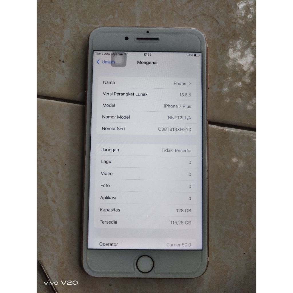 iphone 7 plus 128 mati orian awalnya hidup nornal setelah ganti konekor cas gara w mic skarang palah