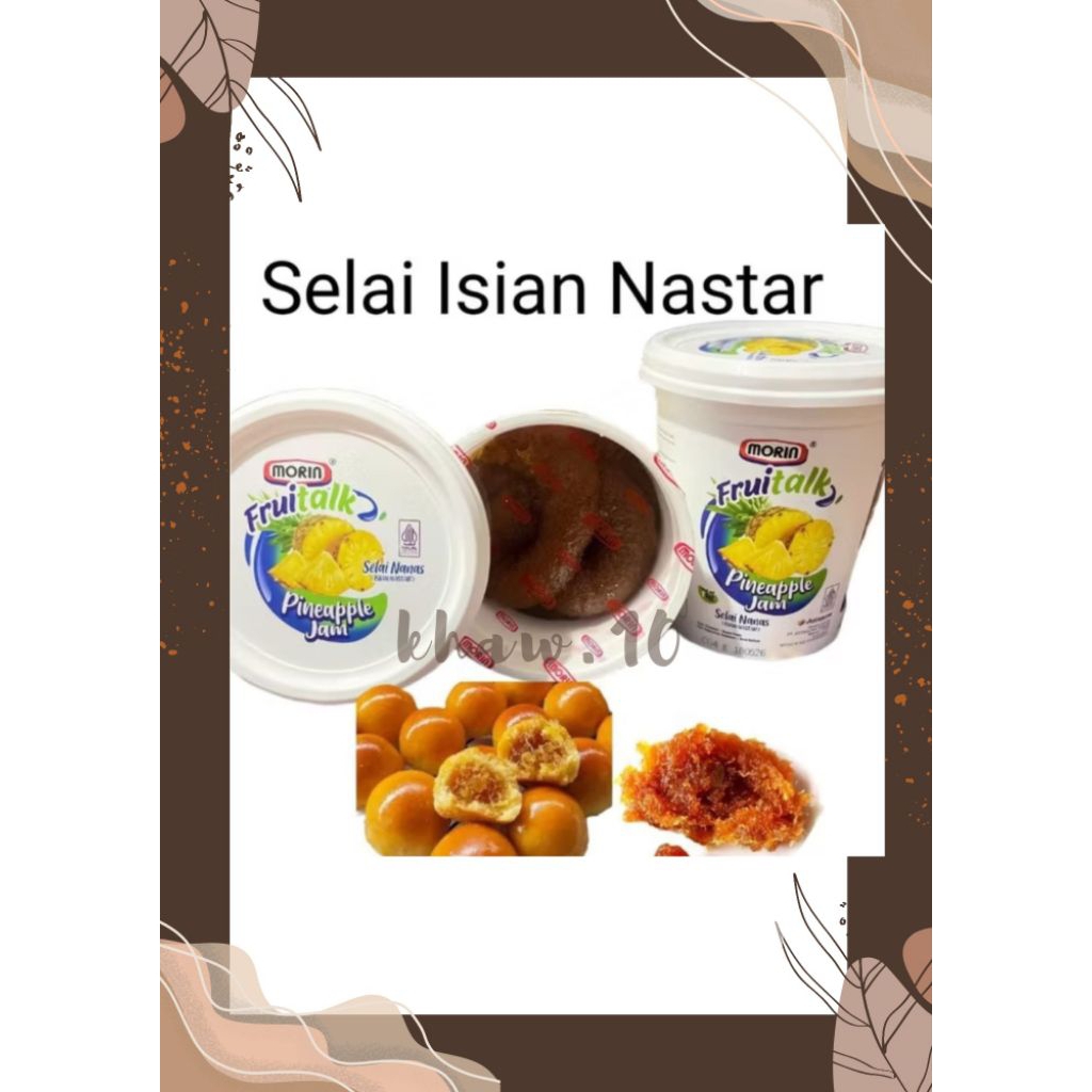 SELAI NASTAR ISIAN NASTAR Fruitalk NANAS DAN JERUK BY MORIN ORANGE MARMALADE