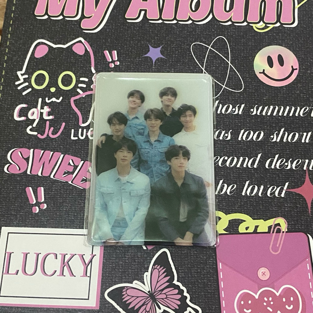 BTS Love yourself tear photocard group official