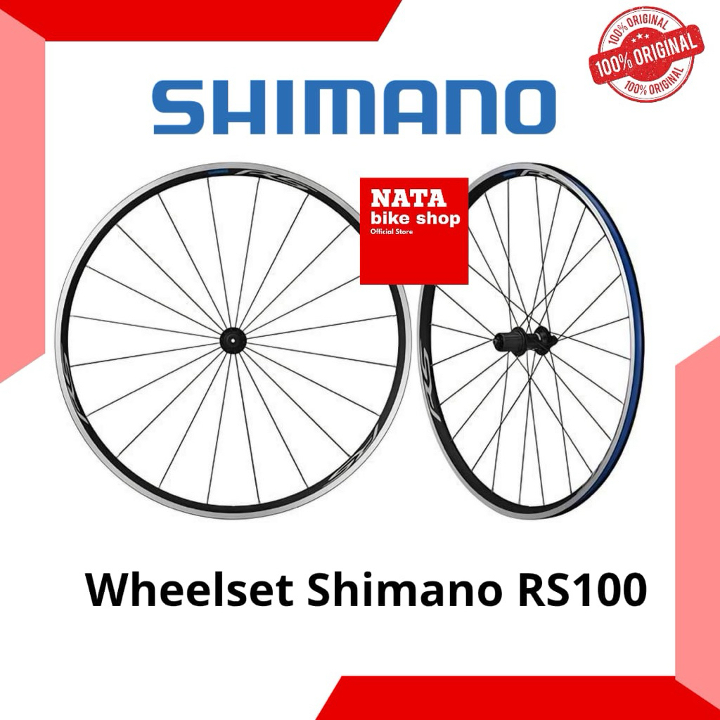 Wheelset Shimano WH-RS100 Rim Brake Alloy Wheelset Roadbike