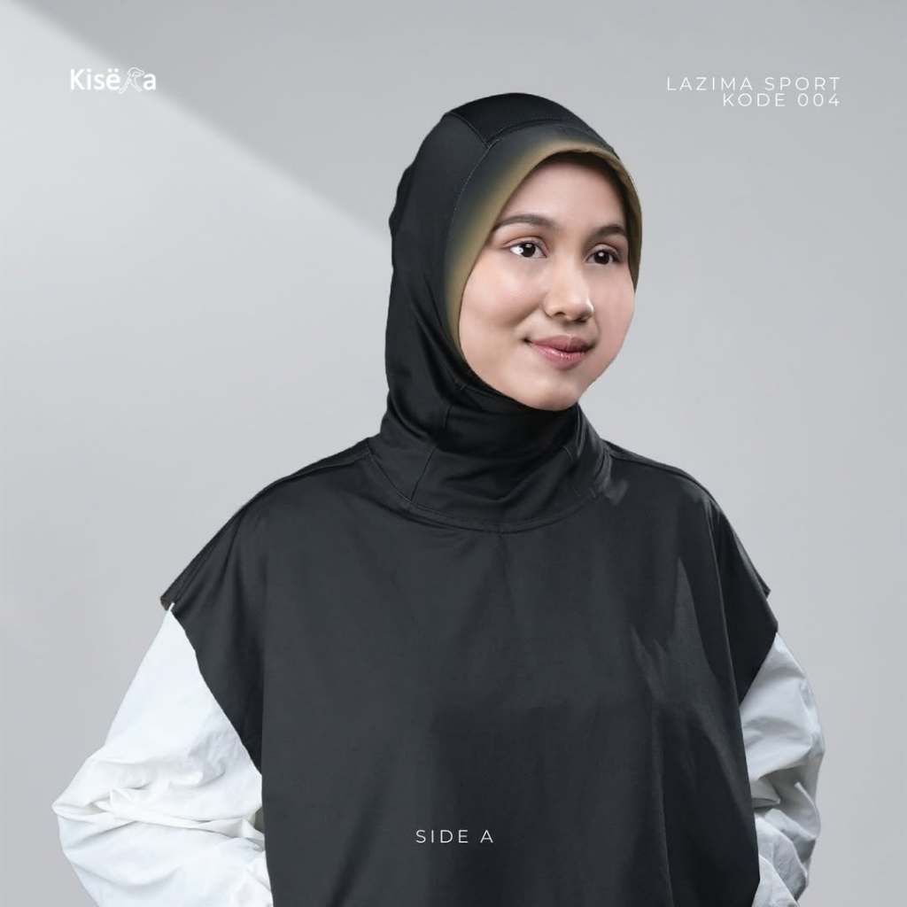 Kisera Official | Bergo Lazima  sport ROMPI 004 | Satu Kerudung Empat Warna | Kerudung Bolak-Balik p