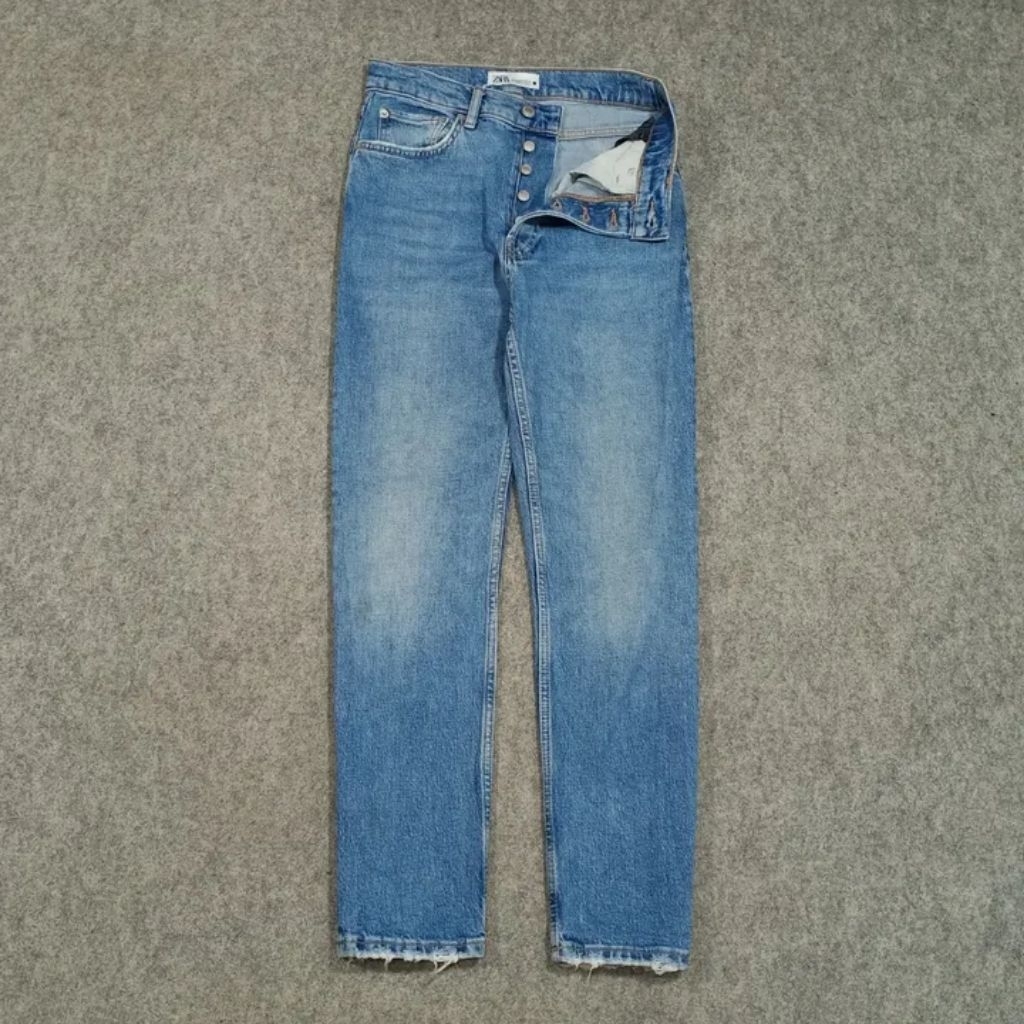 Celana Tapered jeans panjang pria ZARA size fit27 second