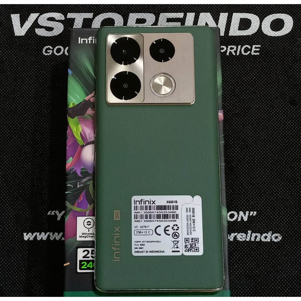Infinix Note 40 Pro Plus 5G 12/256 GB Garansi Resmi Indonesia Second Bekas Original