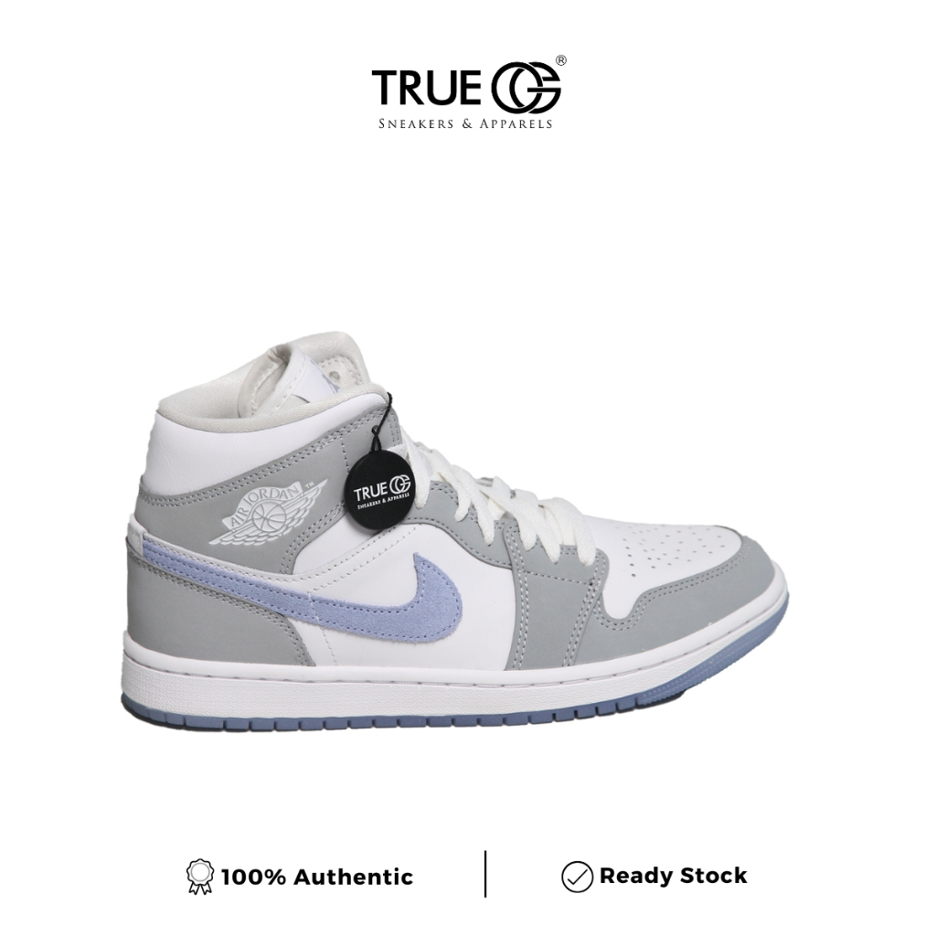 Air Jordan 1 Mid Wolf Grey (W) Authentic