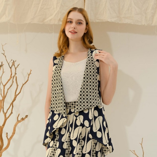 Outer Batik/ Rompi Batik Bolak Balik 158