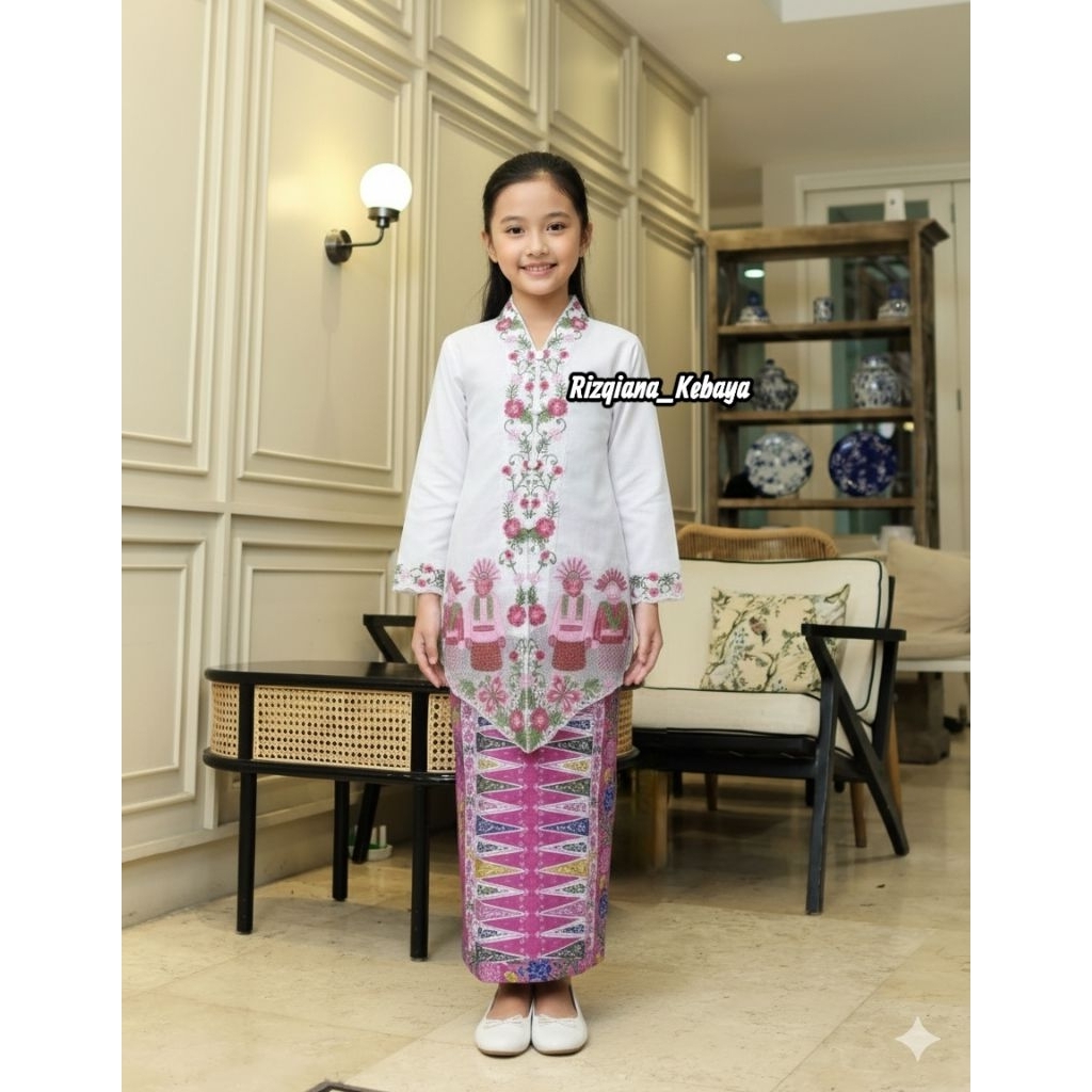 SETELAN KEBAYA ENCIM ANAK MODEL ONDEL // KEBAYA ENCIM ANAK SD // KEBAYA ENCIM ANAK // KEBAYA ENCIM