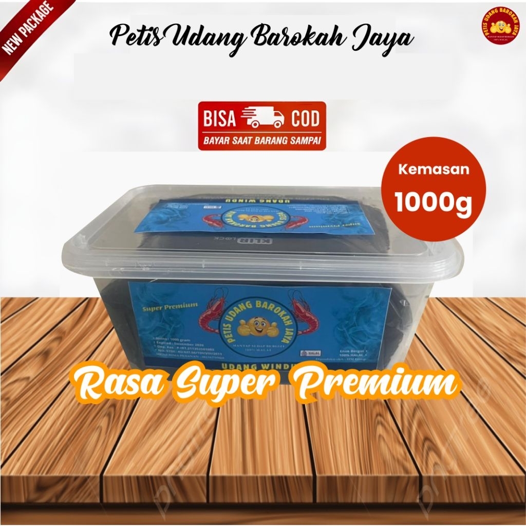 Petis Udang Super Premium Istimewa 1Kg Asli Murni Grade A+ untuk Petis Rujak / Tahu Lontong