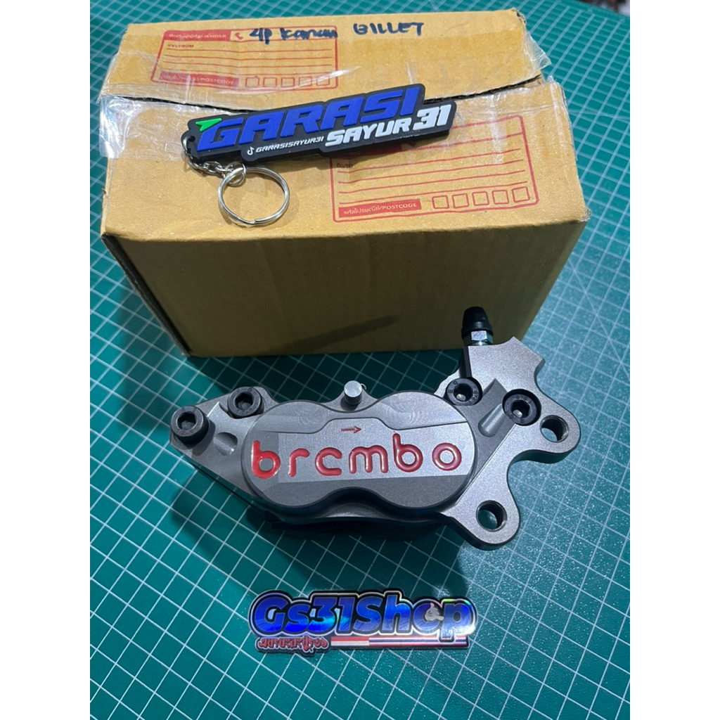 kaliper Brembo axial 4piston billet grade A100 kanan /kiri Thailand