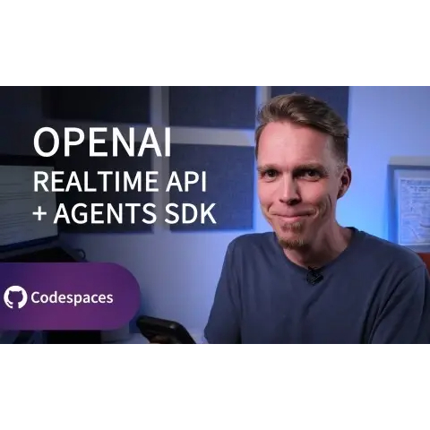 OpenAI Realtime API Building Voice Agents with Realtime API and the Agents SDK