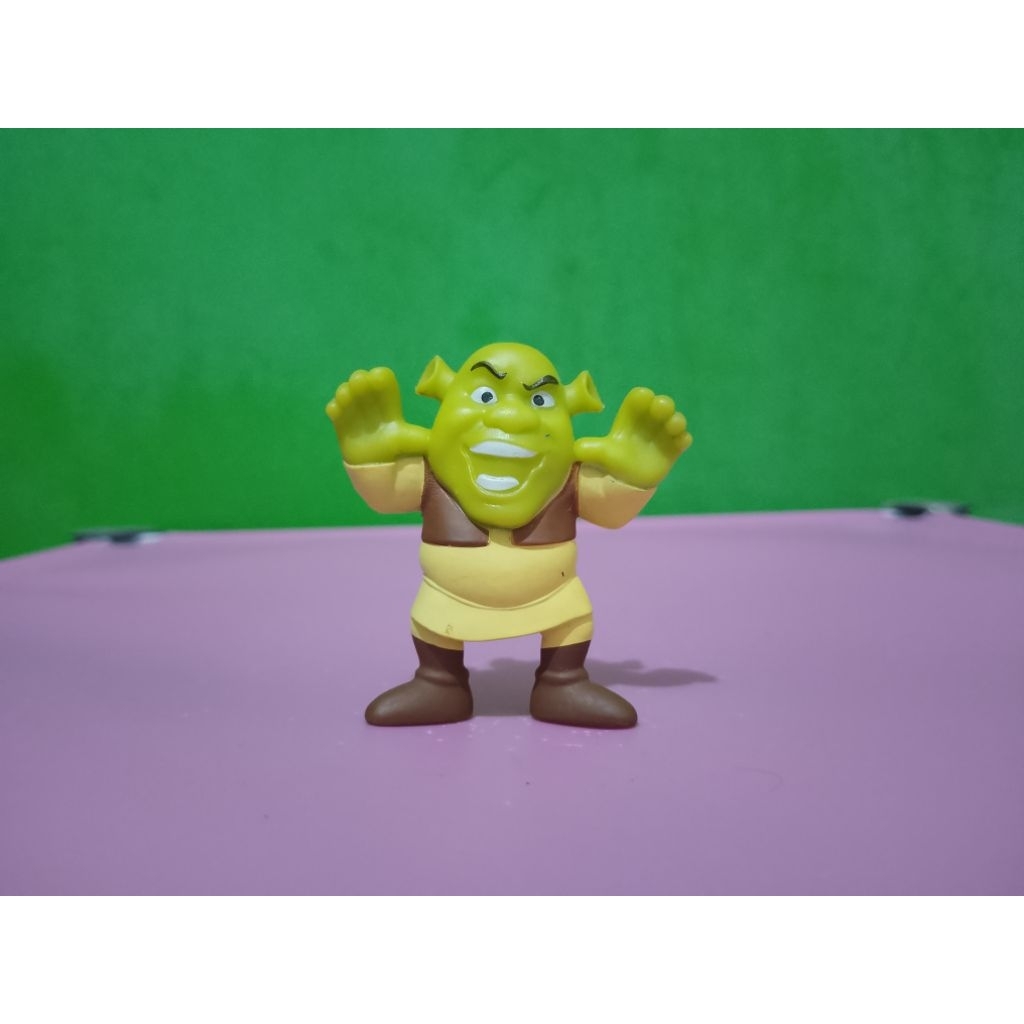 Figure SHREK - SHREK - DWA McDonald's Murah Retro Vintage Rare Koleksi Mainan Anak Anak Nostalgia Ja