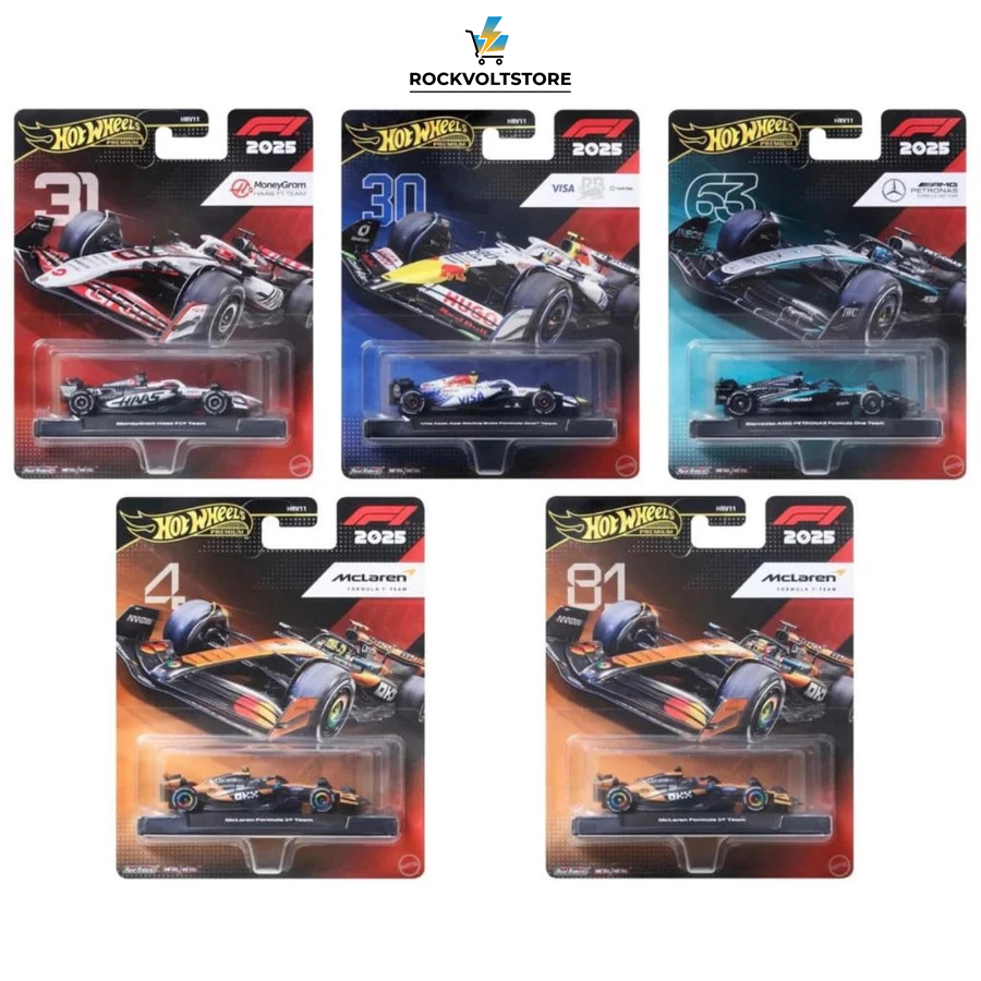 Hotwheels Premium F1 2025 Set