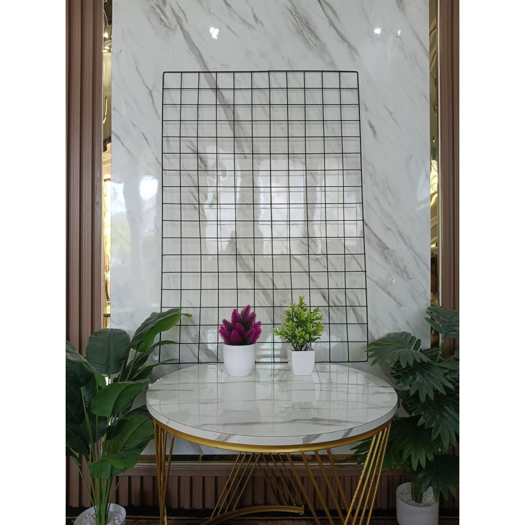 Ram Kawat 65cm x 95cm HITAM # Ram dinding # Ram tanpa bingkai