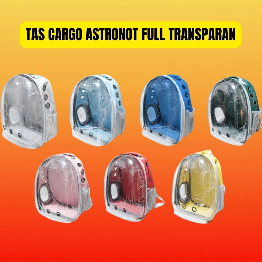 TAS ASTRONOT TRANSPARAN KUCING PET CARRIER TAS CARGO KUCING TAS CARGO ANJING PET CARRIER ANJING PET 