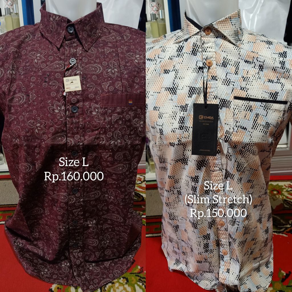 Kemeja Emba Casual dan Classic OriginaL