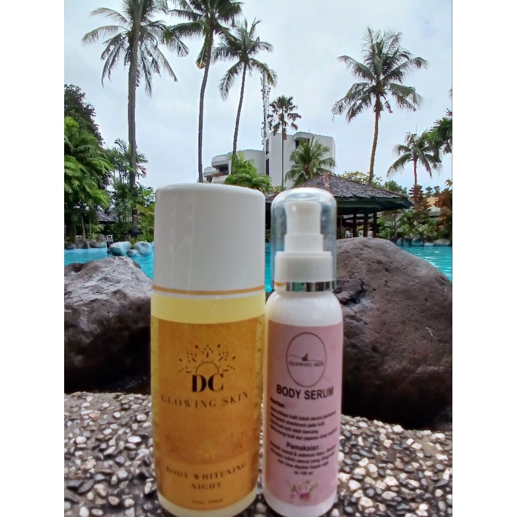HB DC GLOWING SKIN BODY SERUM DAN BODY WHITENING