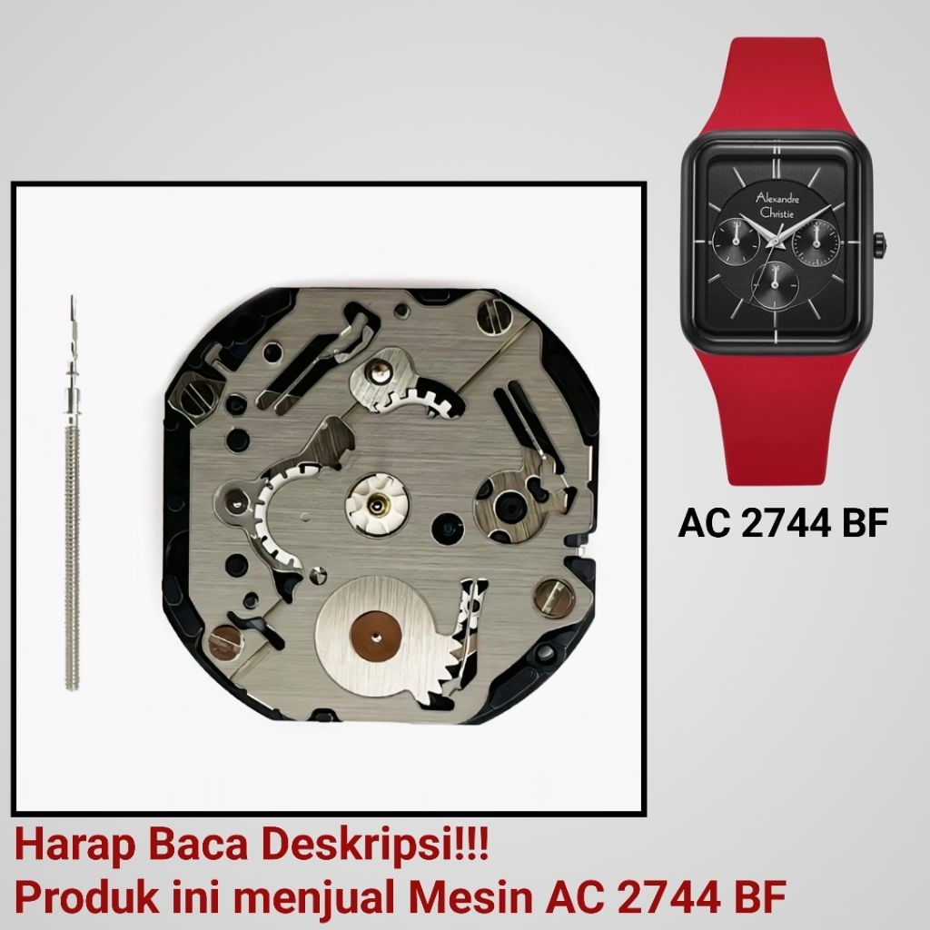 Mesin Jam Tangan Alexandre Christie AC 2744 BF