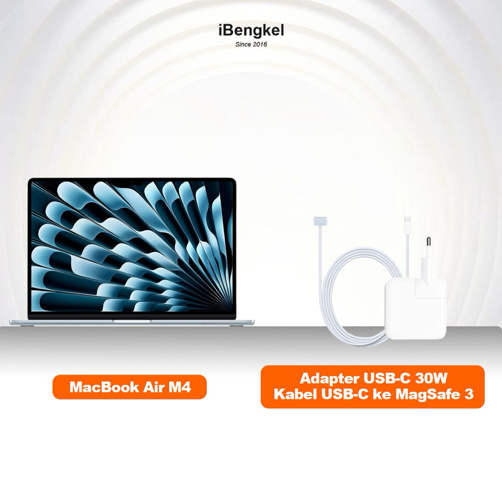 [NEW] Macbook Air M4 13,3-inch MacBook Air (M4 Chip) Garansi Resmi iBox/TAM Midnight