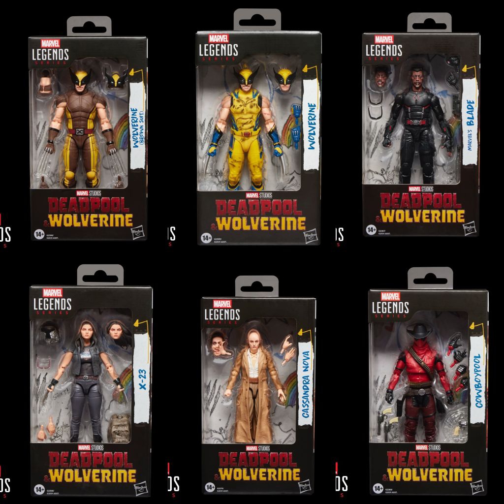 Marvel Legends Deadpool & Wolverine Movie 1/12 Brown Wolverine Blade X 23 Cassandra Nova