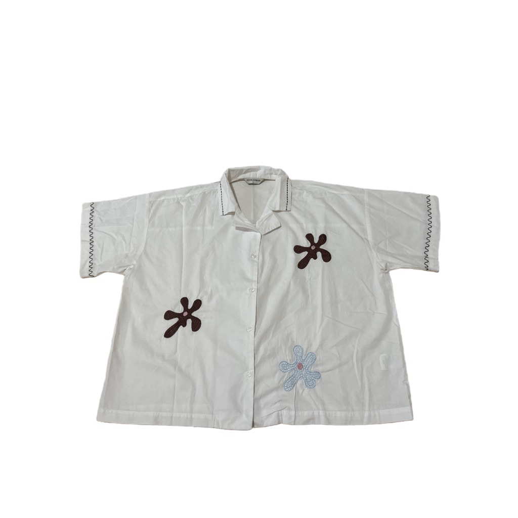 Kemeja by Colorbox White - Kemeja Wanita Putih