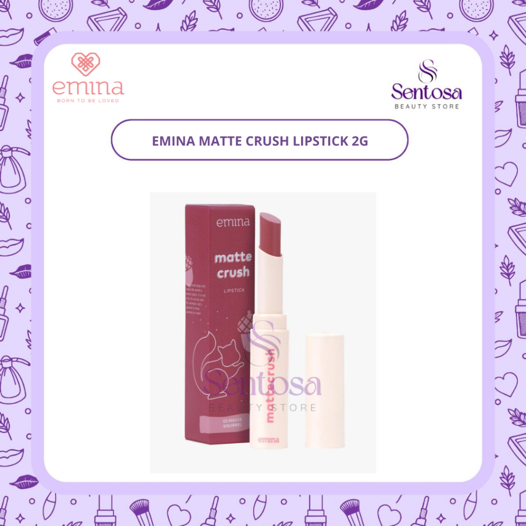 EMINA MATTE CRUSH LIPSTICK 2G