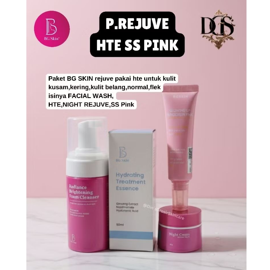 Paket Bgskin Rejuve - Paket Bg skin Racikan Dokter - Paket Ultimate Rejuve Pink - Paket Essense Ulti