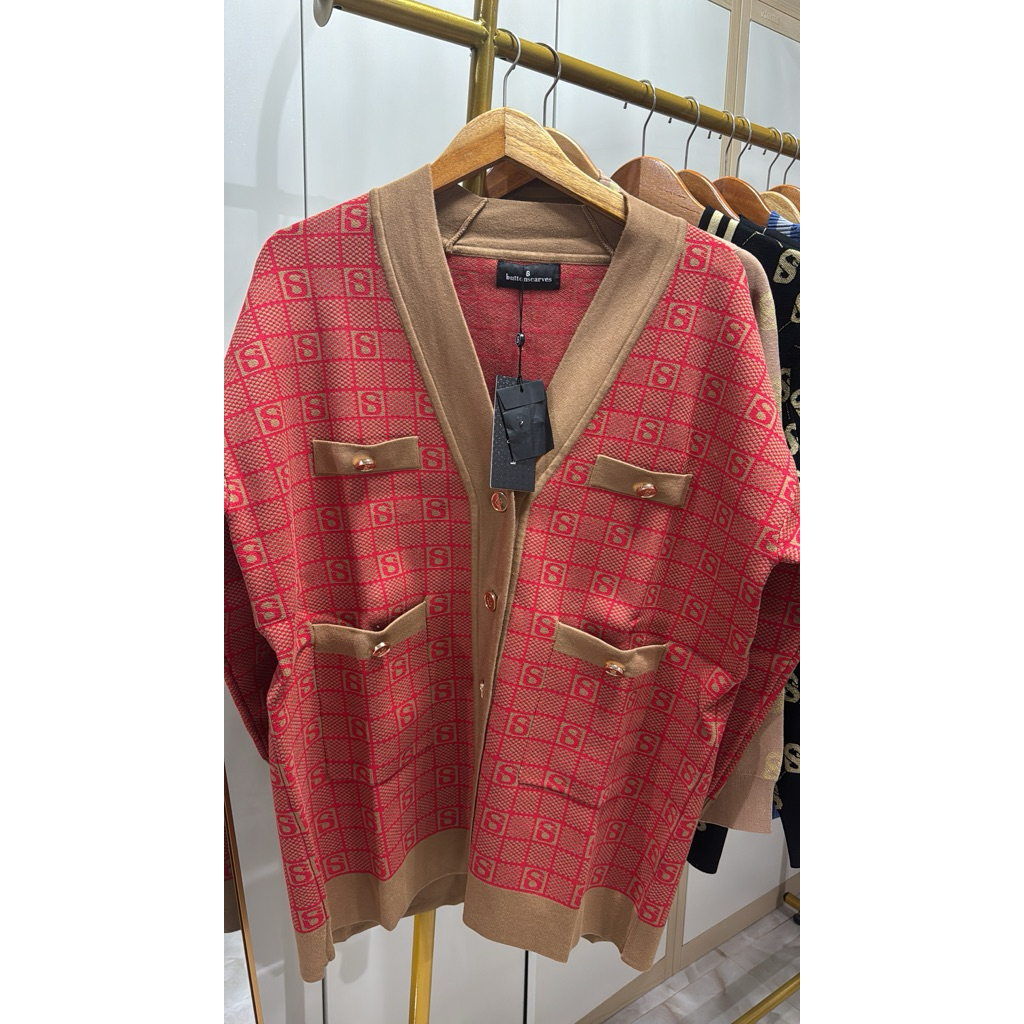 Cardigan Buttonscarves Ori