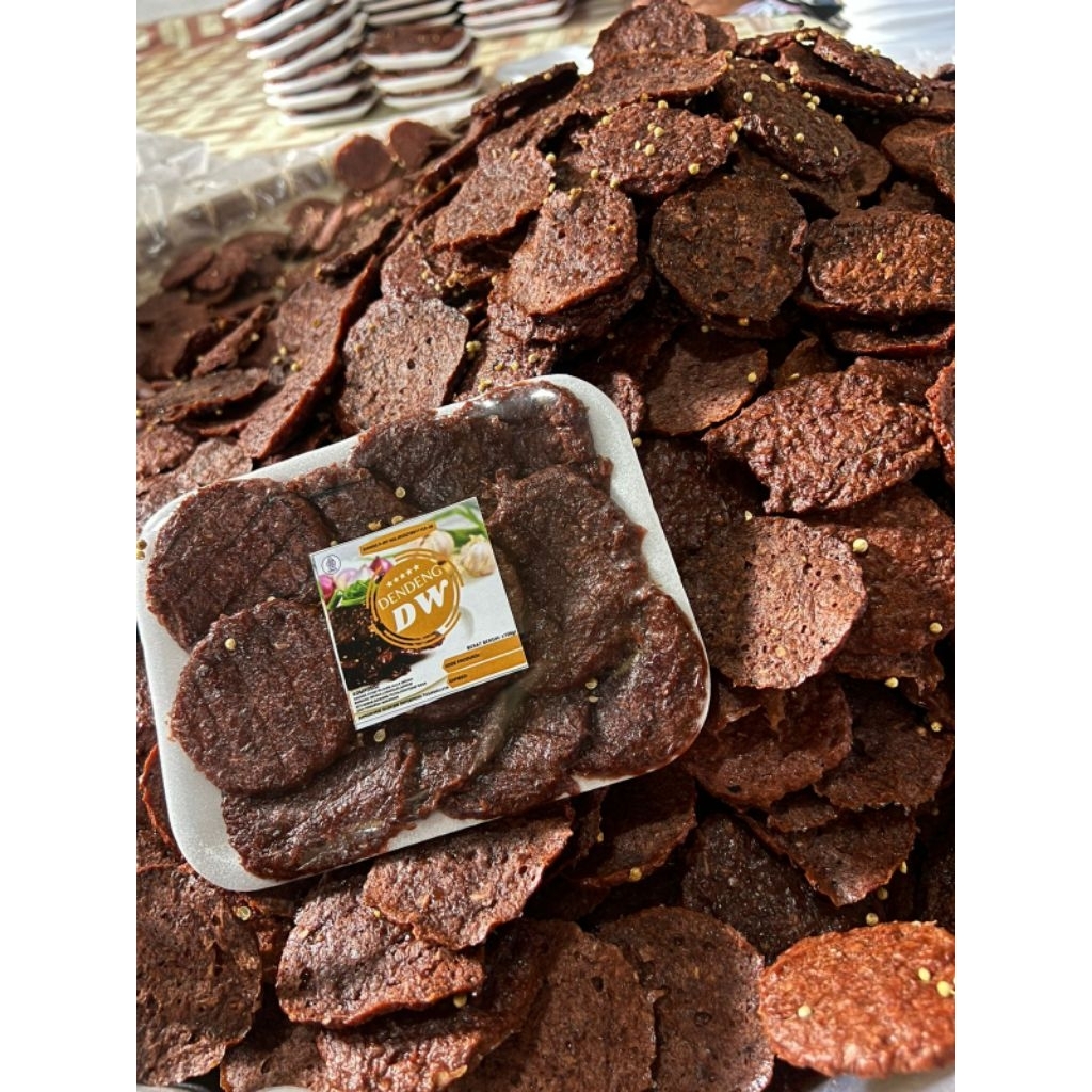 Dendeng ayam DW merek paket 10 kap