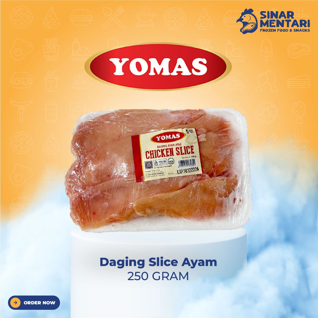 Daging Slice Ayam 250 gram slice chicken frozen food serang banten bbq