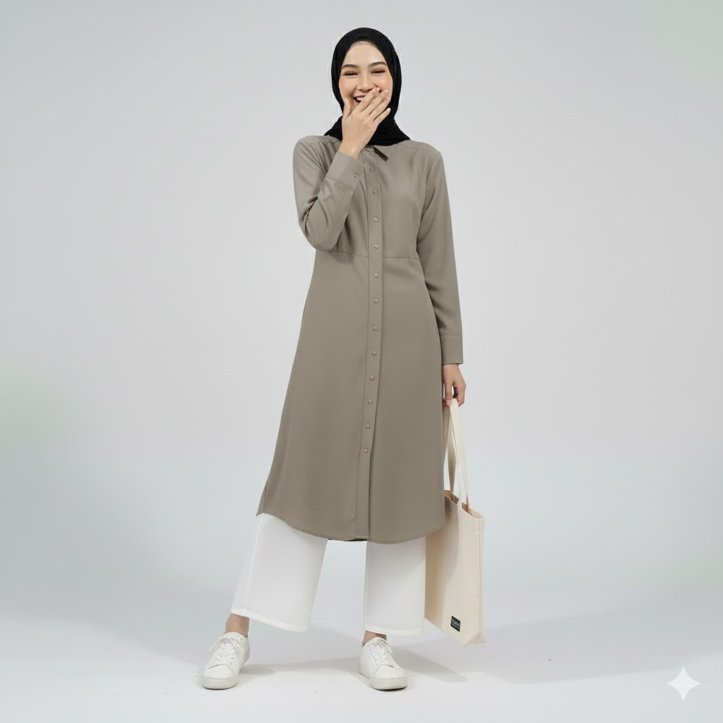 NEW RILLEY - Tunik Rifa | Pakaian Wanita Muslim Atasan Tunik