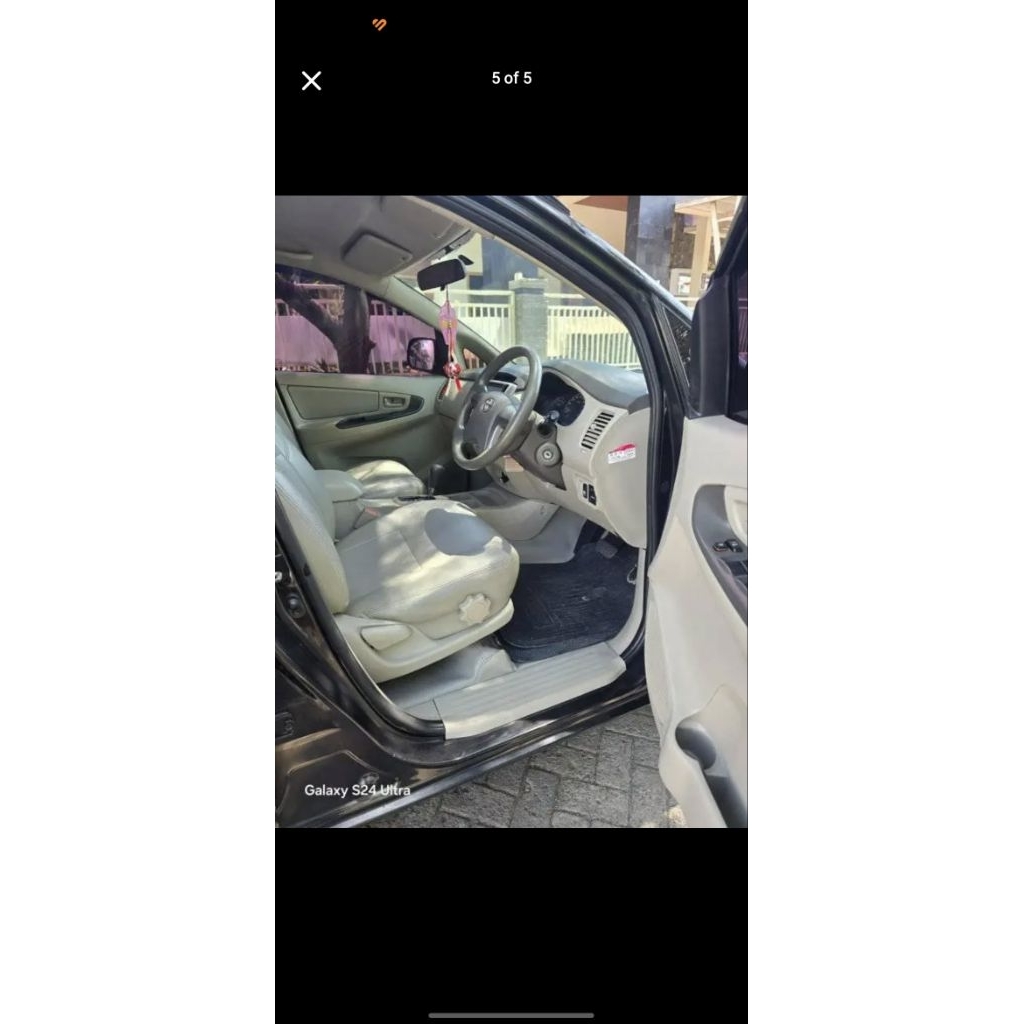 Cover Jok INNOVA 2012 Second MB TECH Plus Headrest TV Berikut Modul